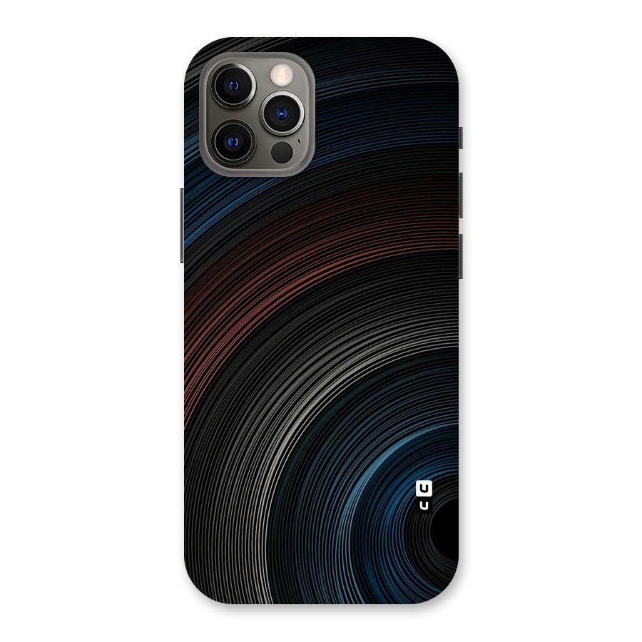 Dark Shade Swirls Back Case for iPhone 12 Pro