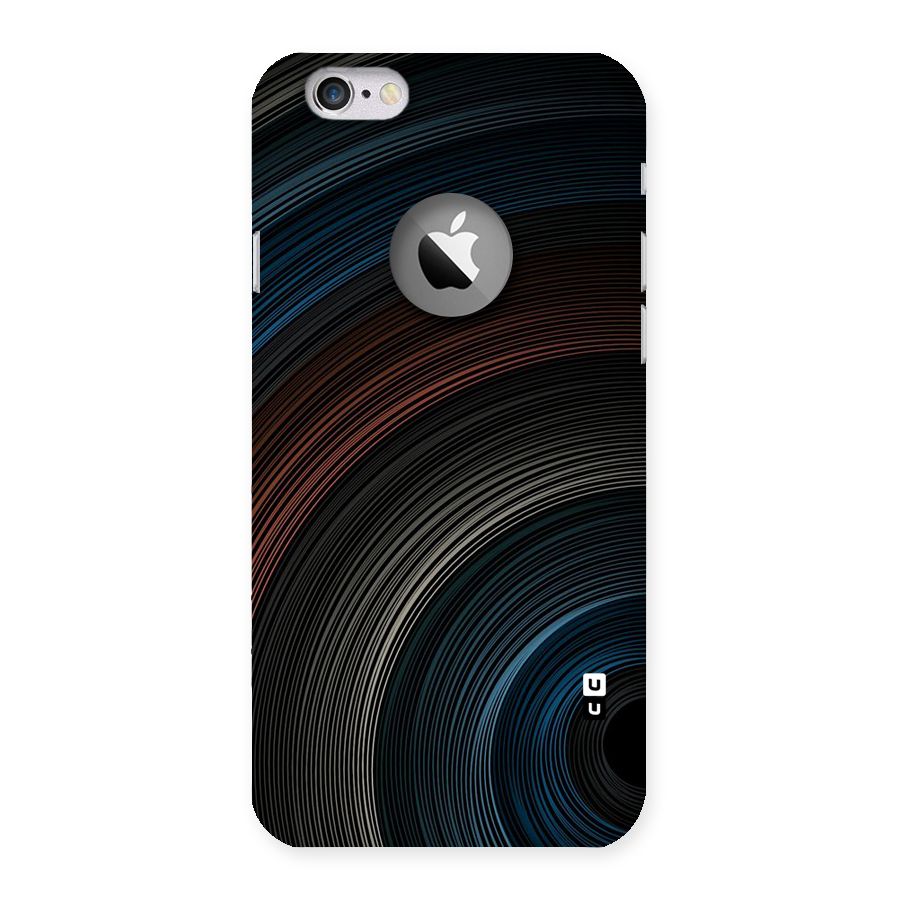 Dark Shade Swirls Back Case for iPhone 6 Logo Cut