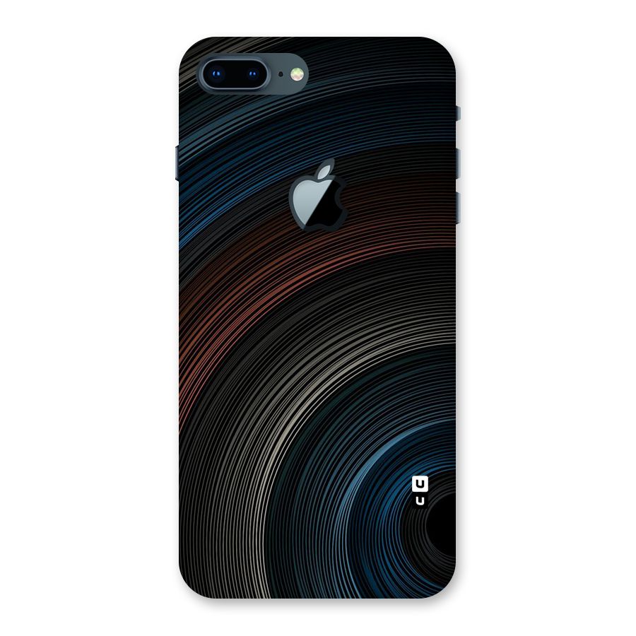 Dark Shade Swirls Back Case for iPhone 7 Plus Apple Cut