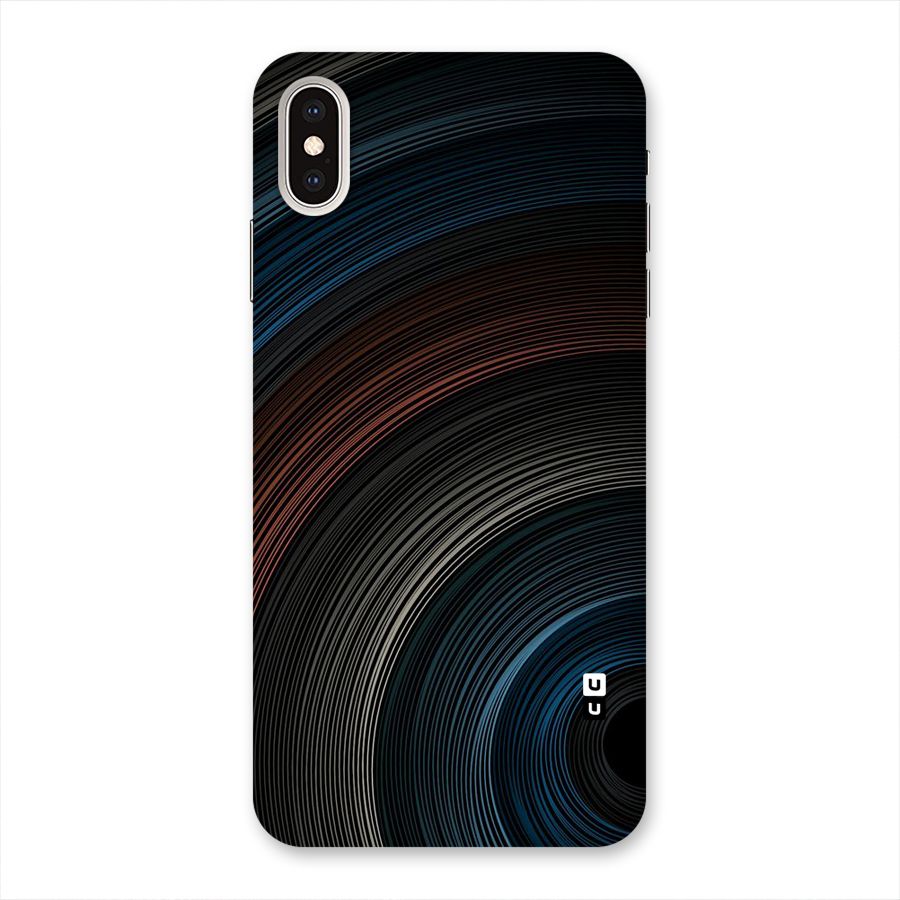Dark Shade Swirls Back Case for iPhone XS Max