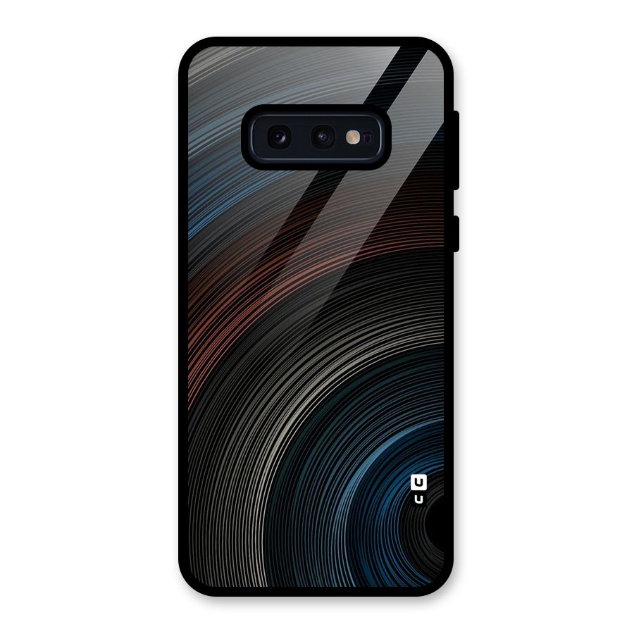Dark Shade Swirls Glass Back Case for Galaxy S10e