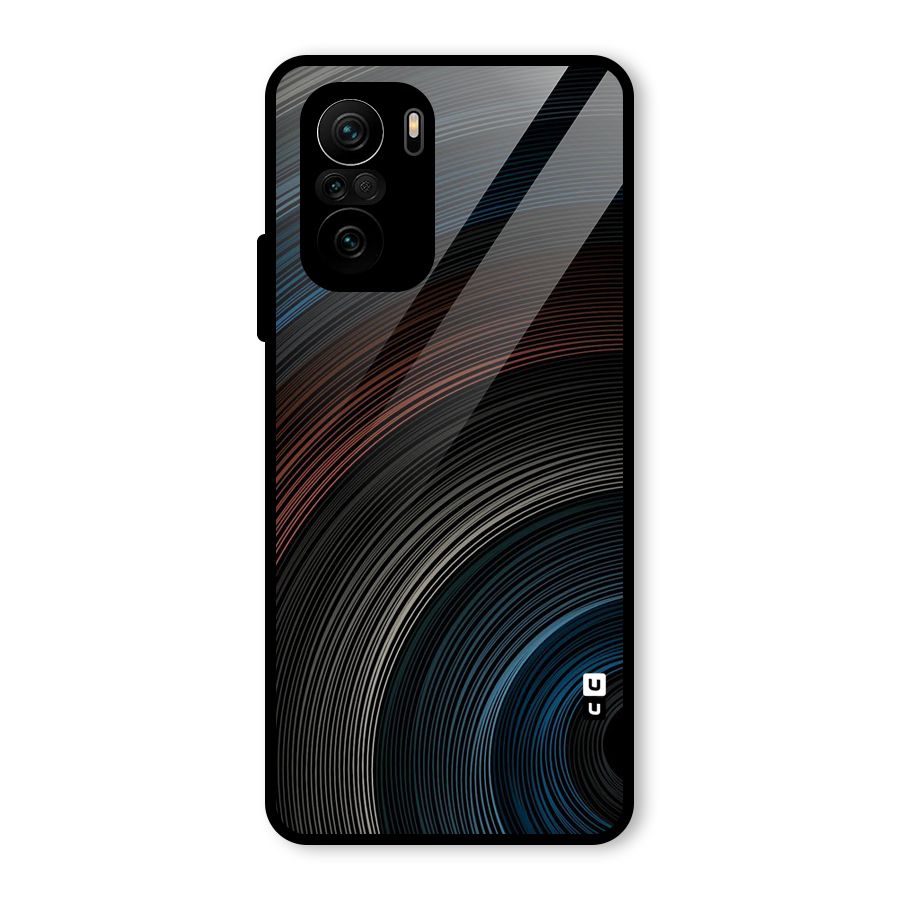 Dark Shade Swirls Glass Back Case for Mi 11X Pro