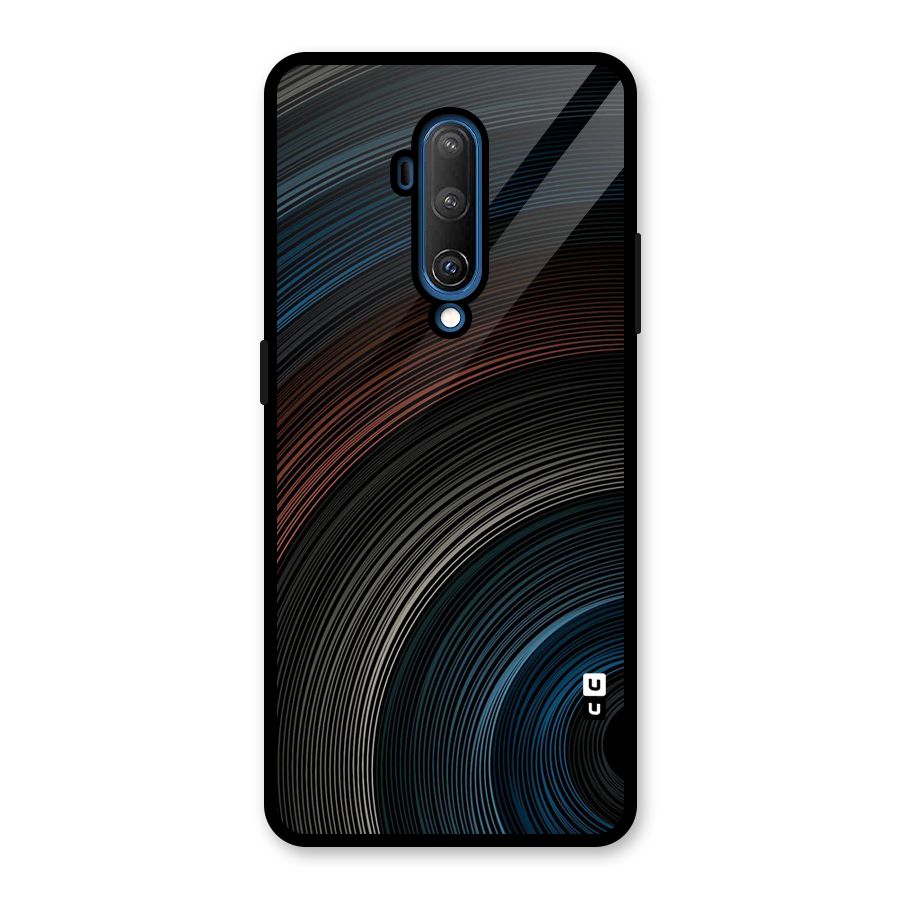 Dark Shade Swirls Glass Back Case for OnePlus 7T Pro
