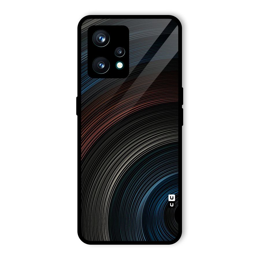 Dark Shade Swirls Glass Back Case for Realme 9 Pro Plus 5G