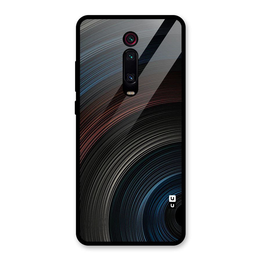 Dark Shade Swirls Glass Back Case for Redmi K20 Pro