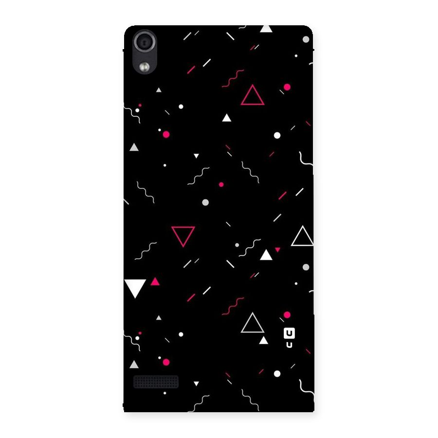Dark Shapes Design Back Case for Ascend P6