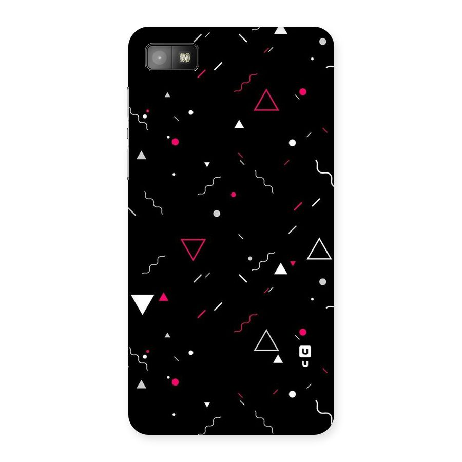 Dark Shapes Design Back Case for Blackberry Z10