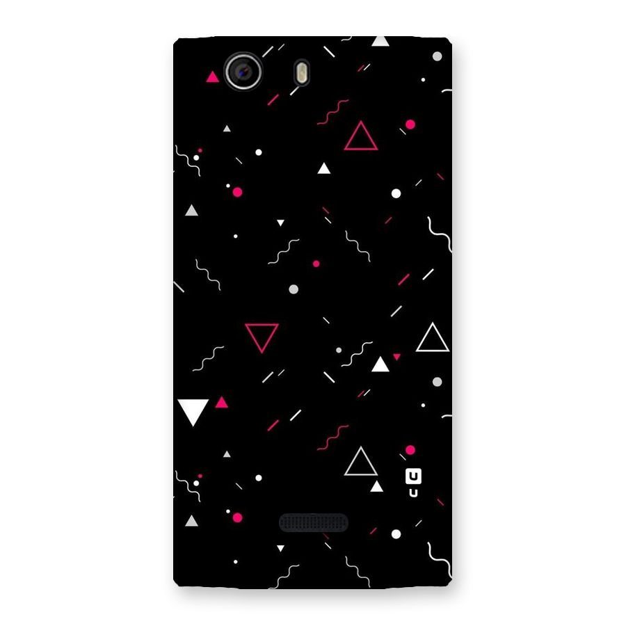Dark Shapes Design Back Case for Canvas Nitro 2 E311