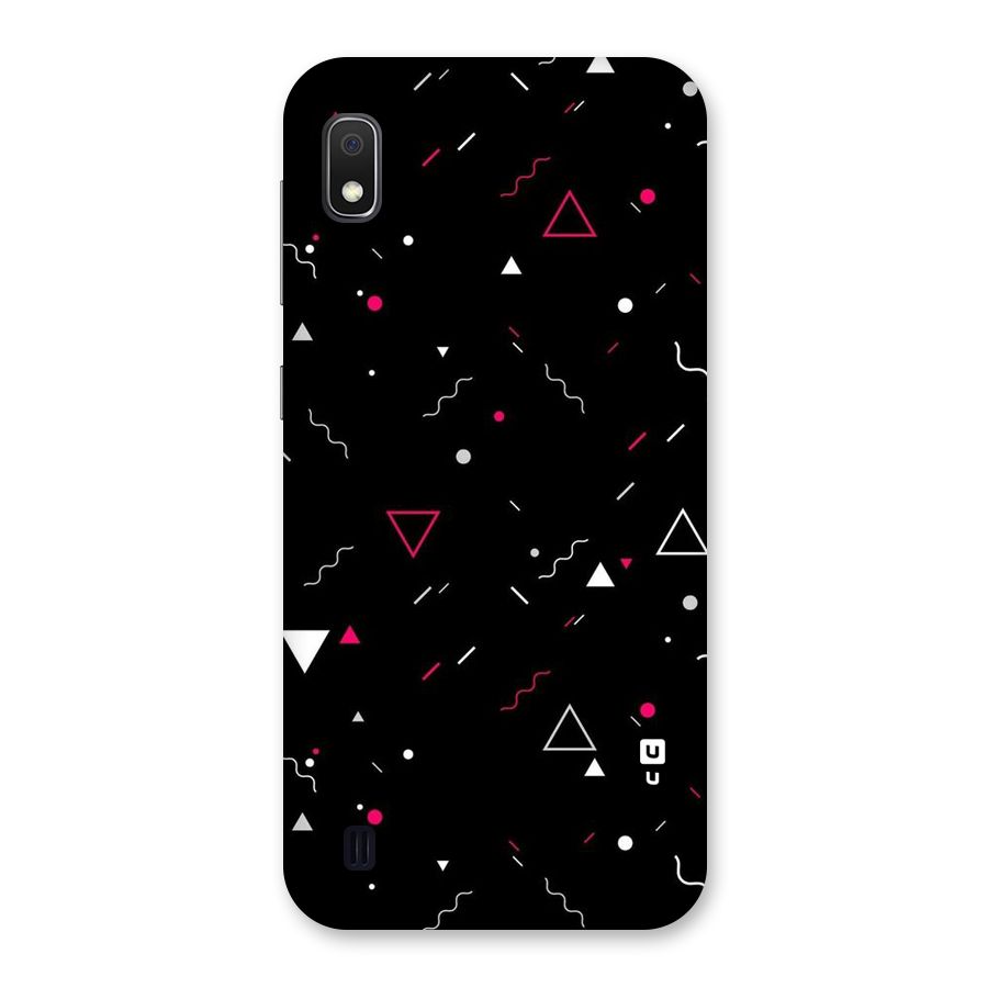 Dark Shapes Design Back Case for Galaxy A10
