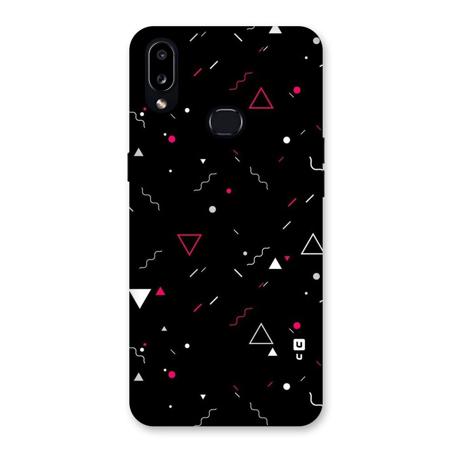 Dark Shapes Design Back Case for Galaxy A10s