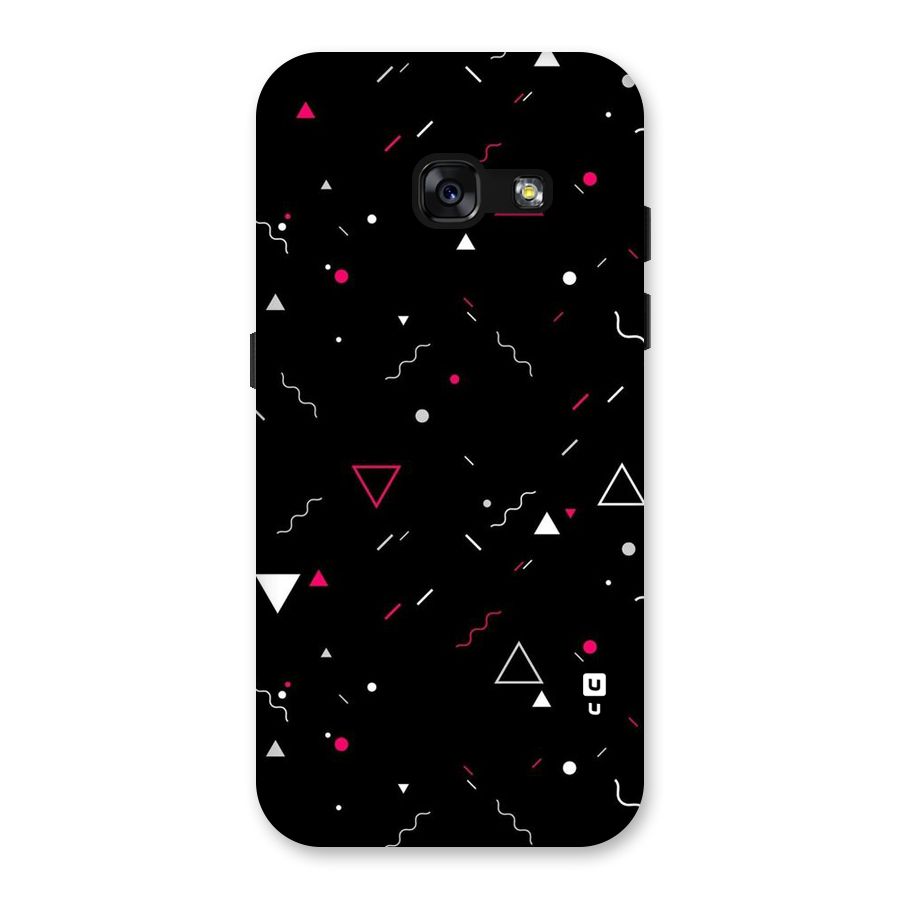Dark Shapes Design Back Case for Galaxy A3 (2017)