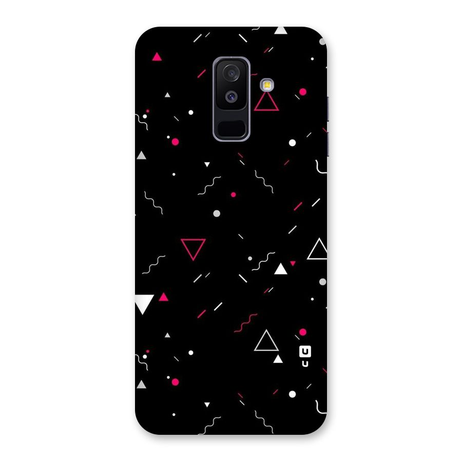 Dark Shapes Design Back Case for Galaxy A6 Plus