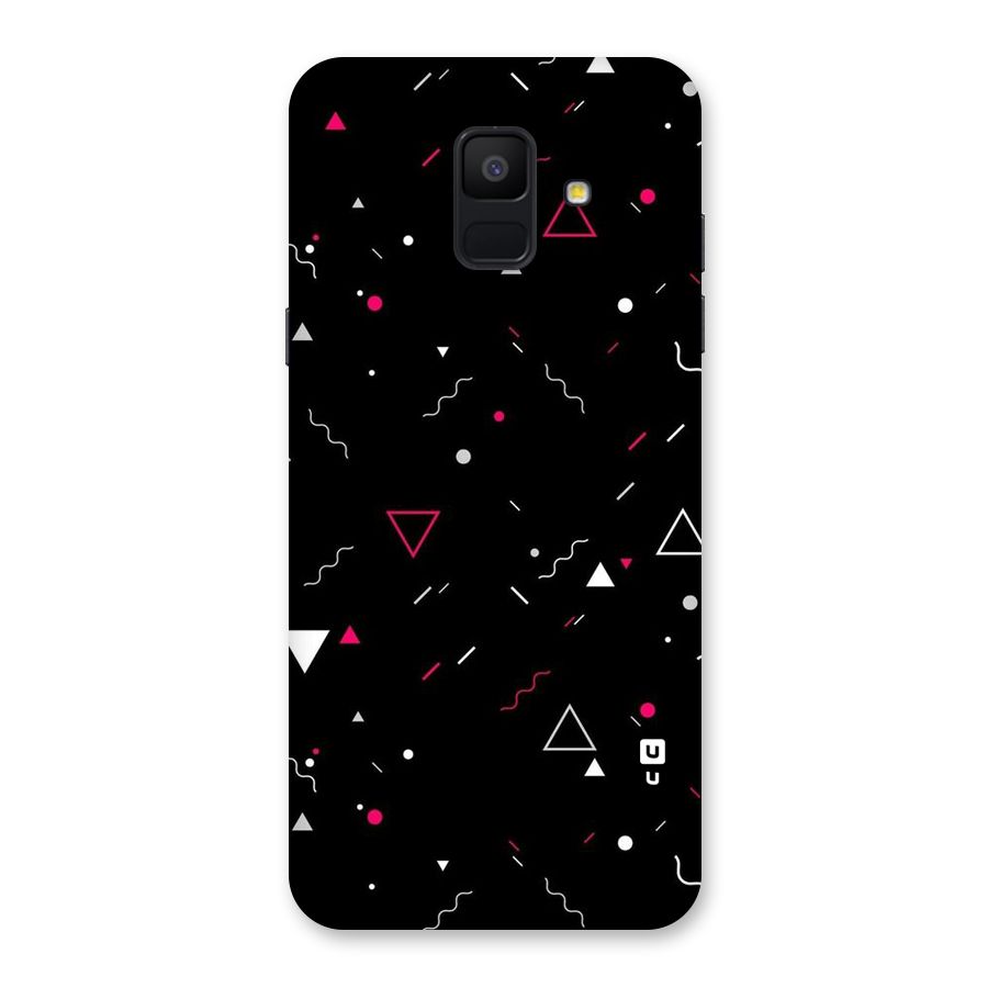 Dark Shapes Design Back Case for Galaxy A6 (2018)