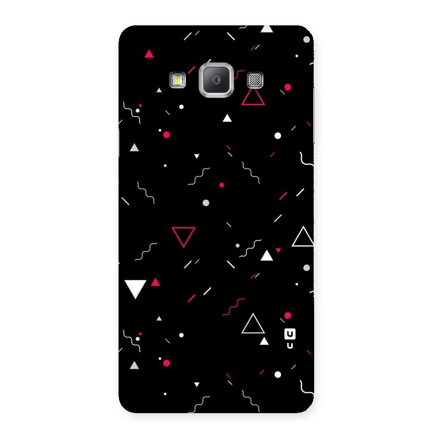 Dark Shapes Design Back Case for Galaxy A7