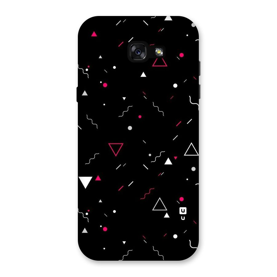 Dark Shapes Design Back Case for Galaxy A7 (2017)
