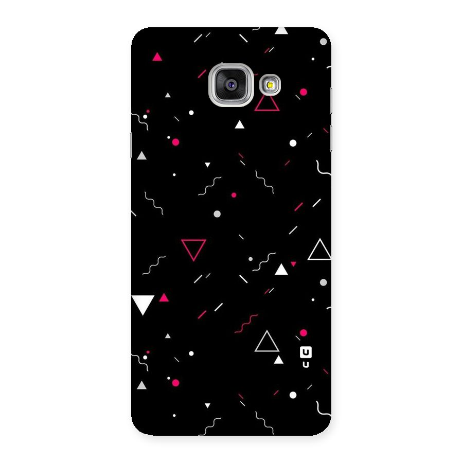 Dark Shapes Design Back Case for Galaxy A7 2016