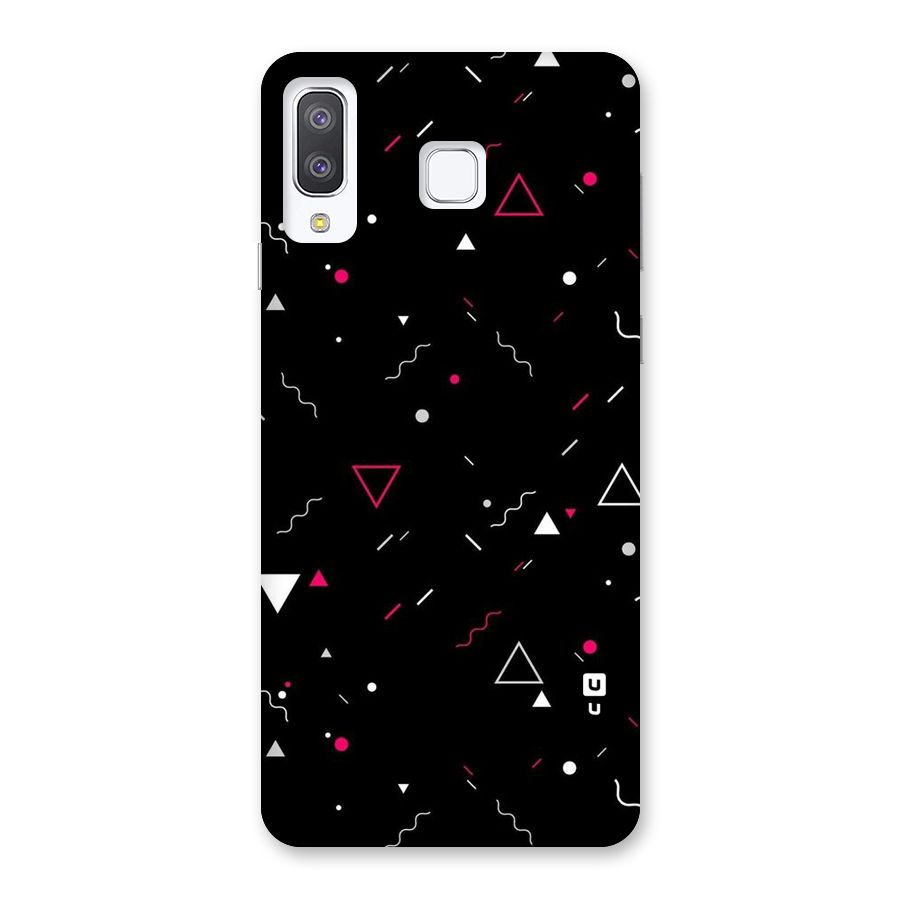 Dark Shapes Design Back Case for Galaxy A8 Star