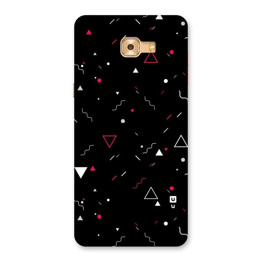 Dark Shapes Design Back Case for Galaxy C9 Pro