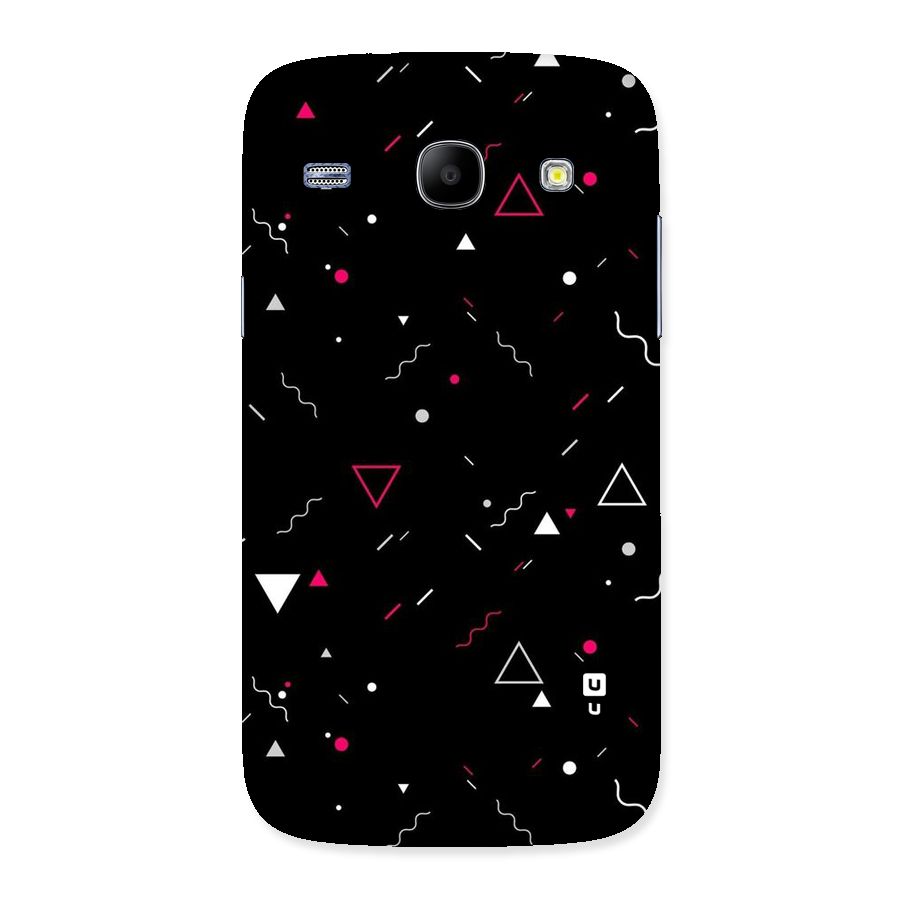 Dark Shapes Design Back Case for Galaxy Core