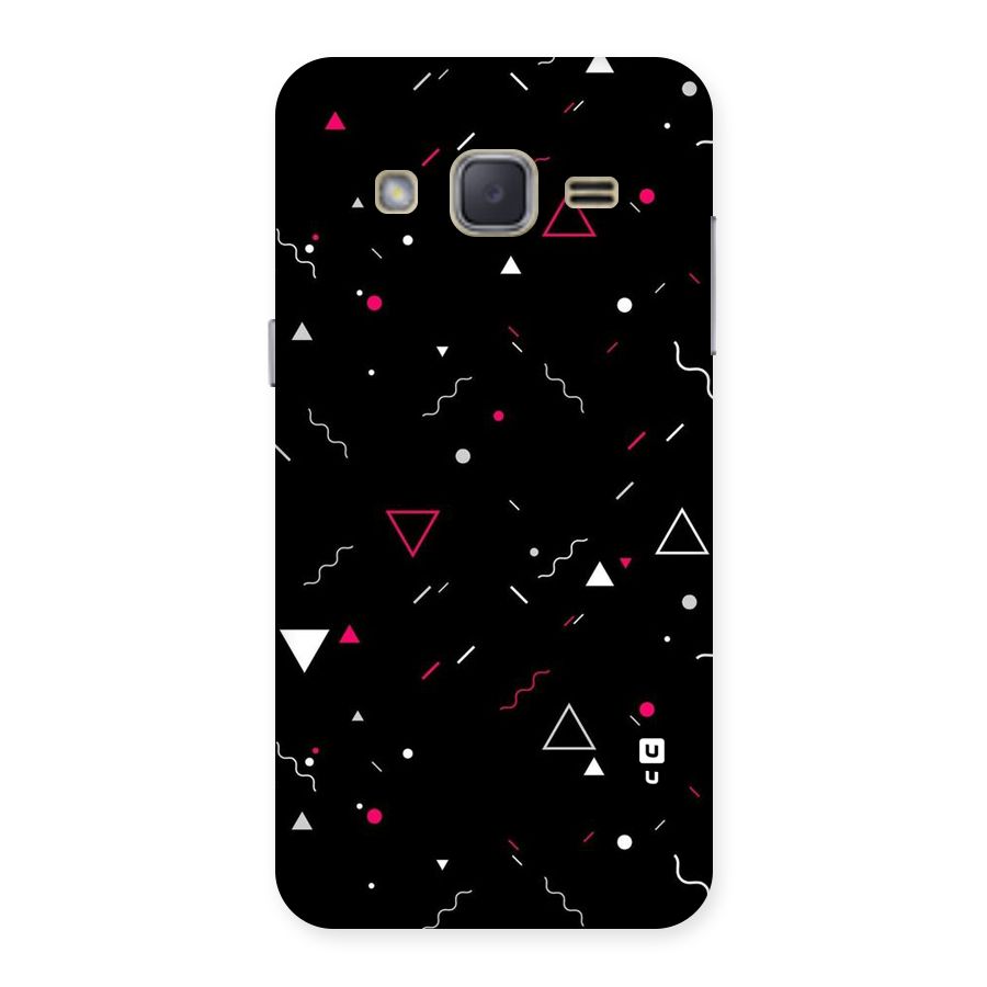 Dark Shapes Design Back Case for Galaxy J2