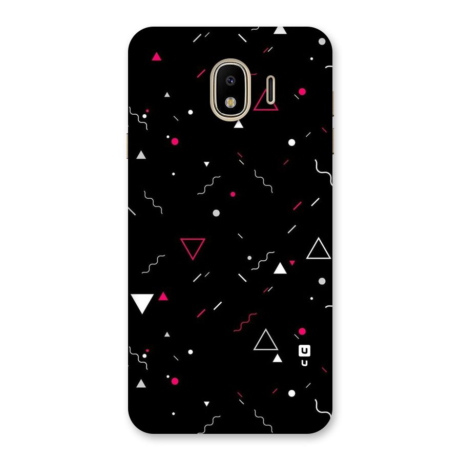 Dark Shapes Design Back Case for Galaxy J4