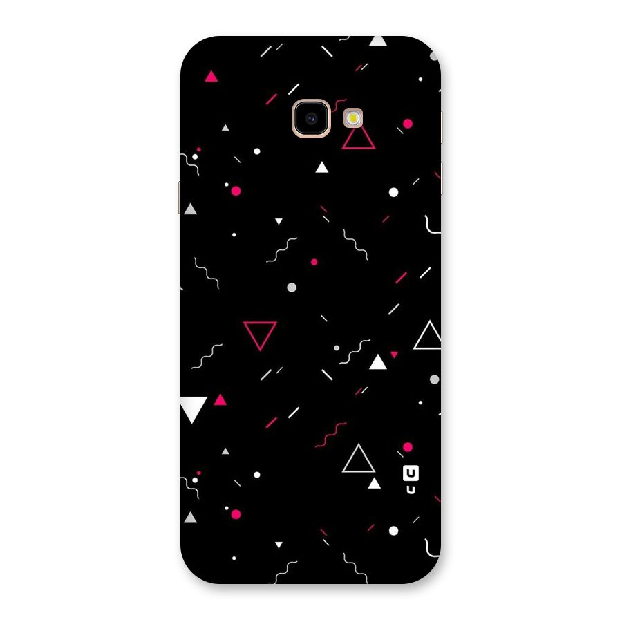 Dark Shapes Design Back Case for Galaxy J4 Plus