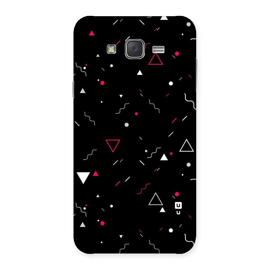 Dark Shapes Design Back Case for Galaxy J7