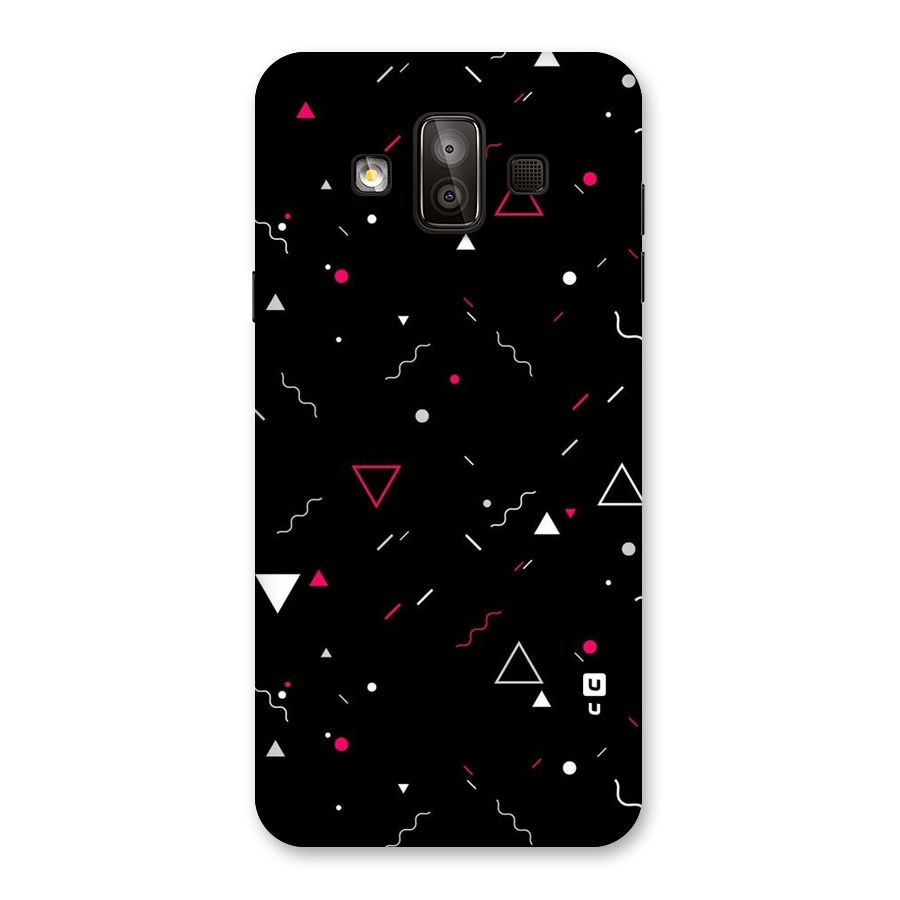 Dark Shapes Design Back Case for Galaxy J7 Duo