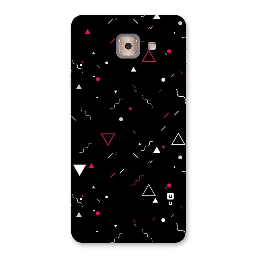 Dark Shapes Design Back Case for Galaxy J7 Max