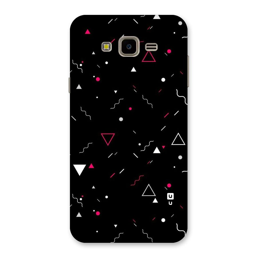 Dark Shapes Design Back Case for Galaxy J7 Nxt