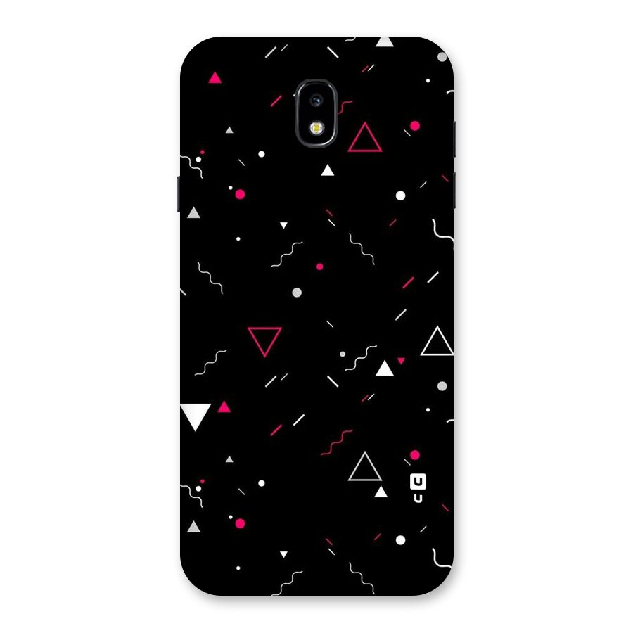 Dark Shapes Design Back Case for Galaxy J7 Pro