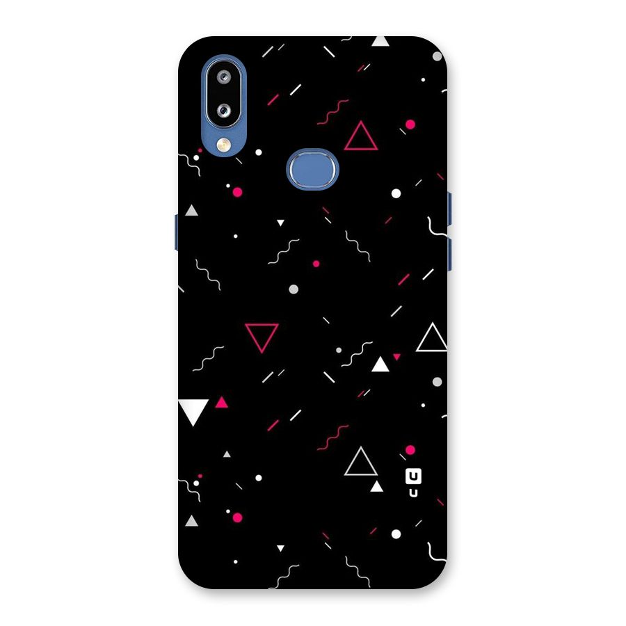 Dark Shapes Design Back Case for Galaxy M01s