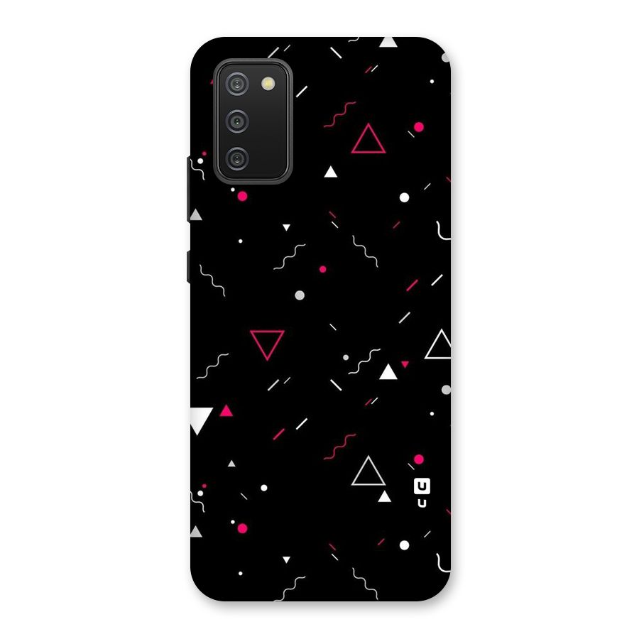 Dark Shapes Design Back Case for Galaxy M02s