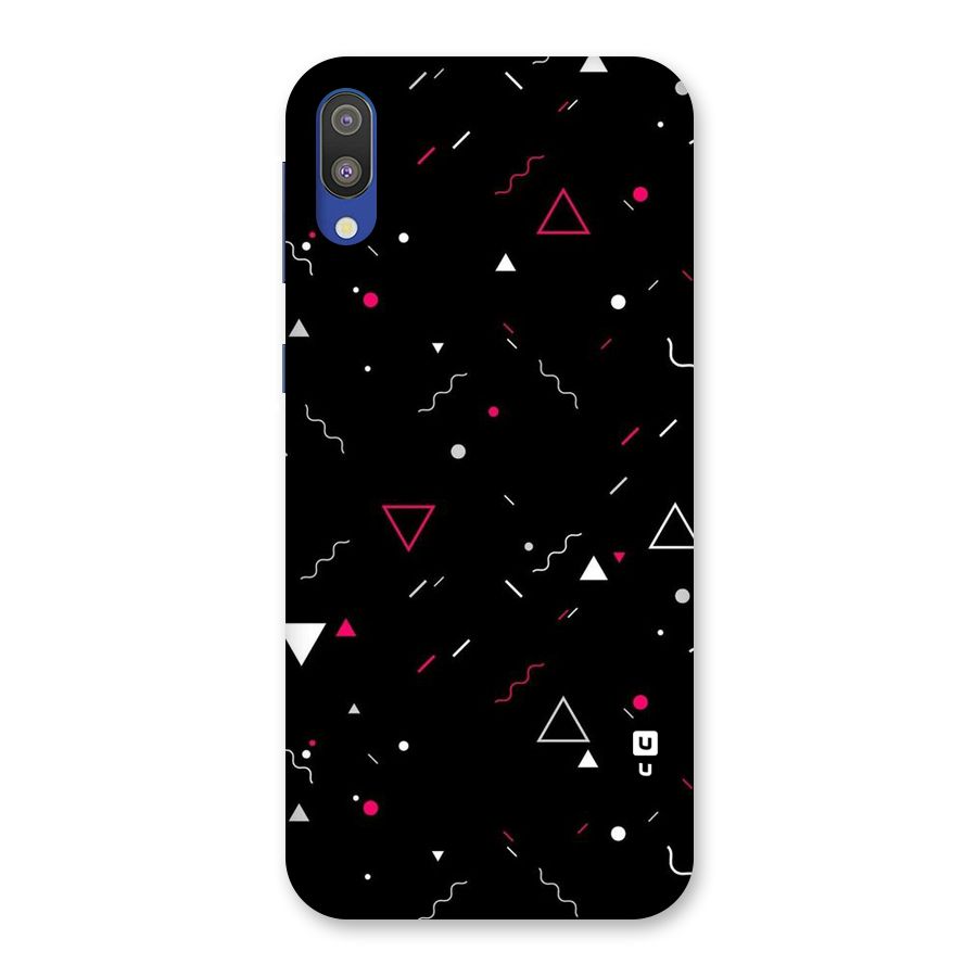 Dark Shapes Design Back Case for Galaxy M10