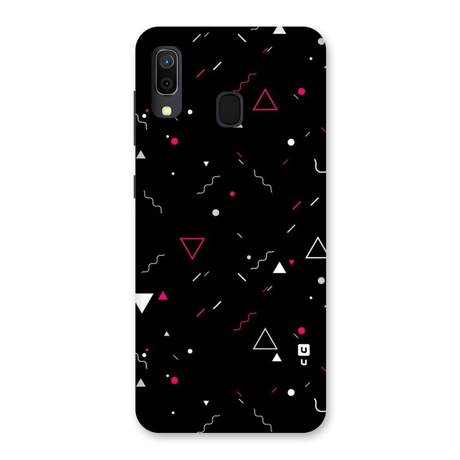 Dark Shapes Design Back Case for Galaxy M10s