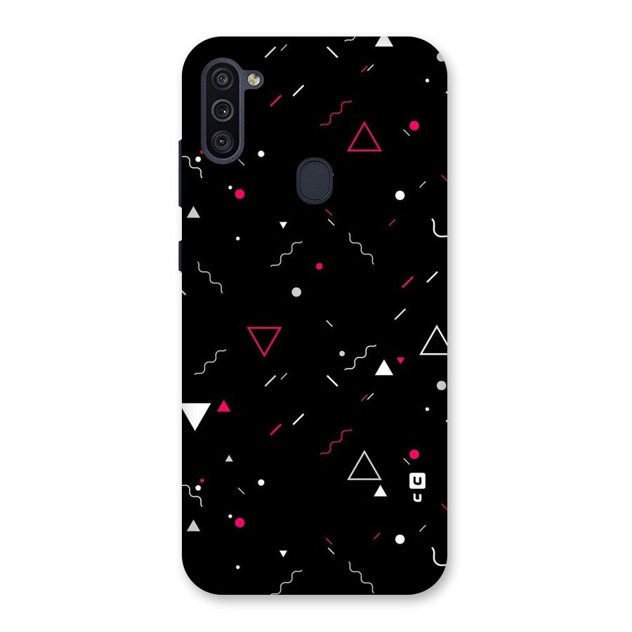 Dark Shapes Design Back Case for Galaxy M11
