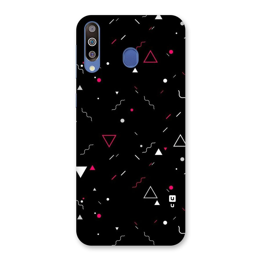 Dark Shapes Design Back Case for Galaxy M30