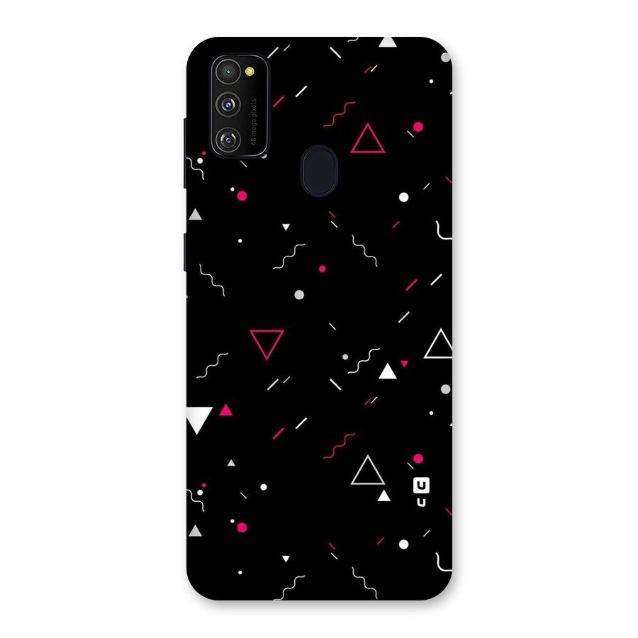 Dark Shapes Design Back Case for Galaxy M30s