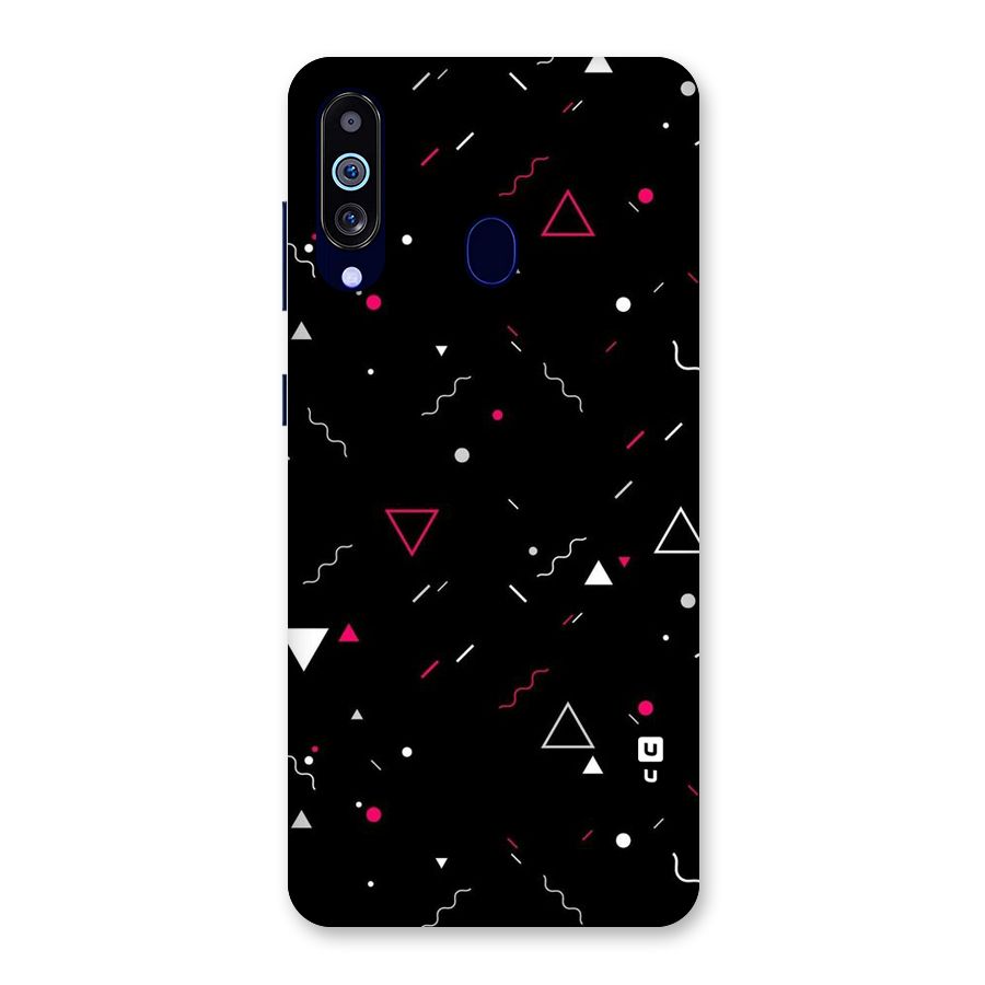 Dark Shapes Design Back Case for Galaxy M40