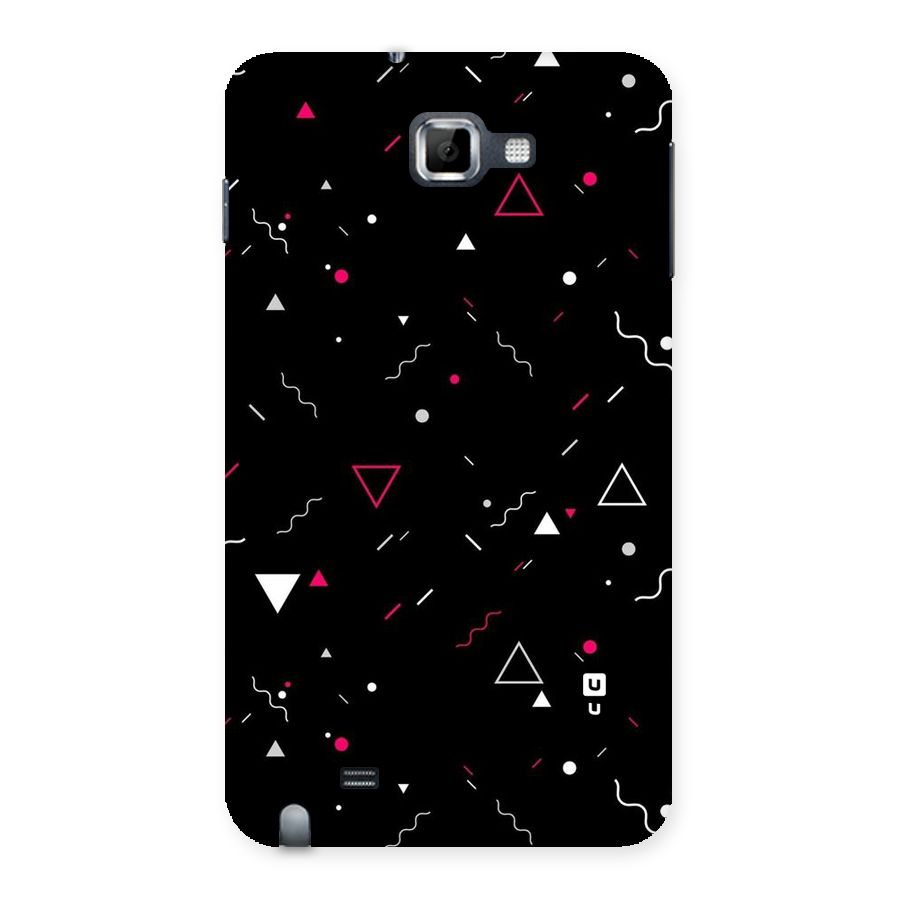 Dark Shapes Design Back Case for Galaxy Note