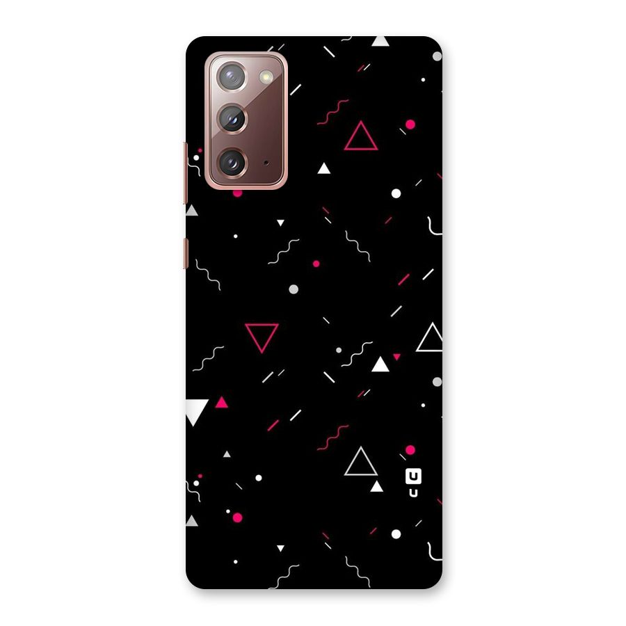 Dark Shapes Design Back Case for Galaxy Note 20