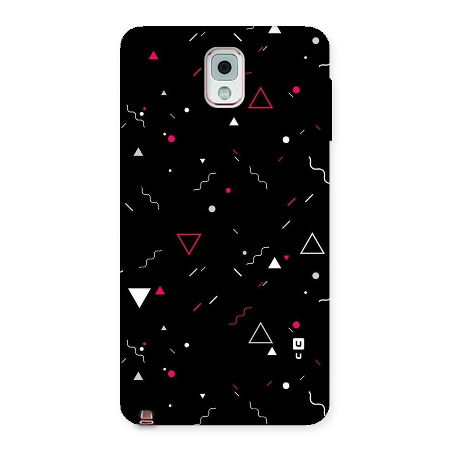 Dark Shapes Design Back Case for Galaxy Note 3