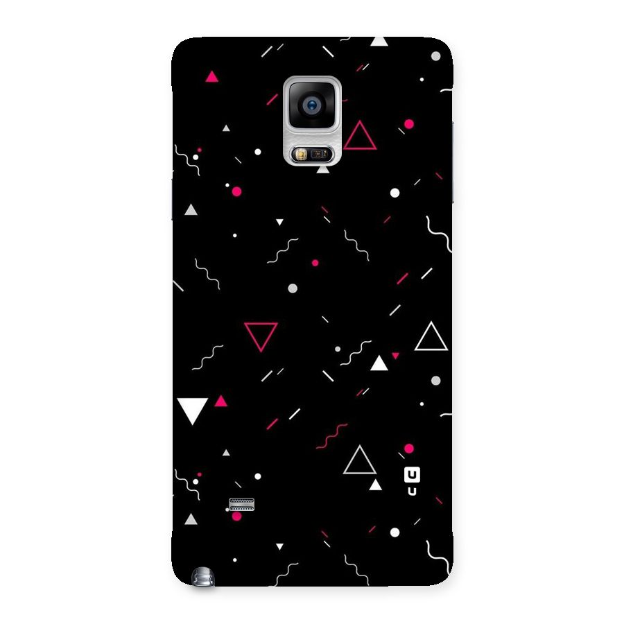 Dark Shapes Design Back Case for Galaxy Note 4