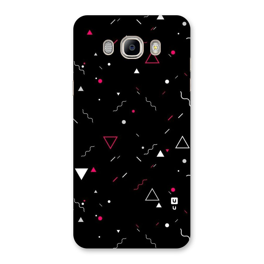 Dark Shapes Design Back Case for Galaxy On8