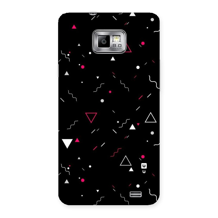 Dark Shapes Design Back Case for Galaxy S2