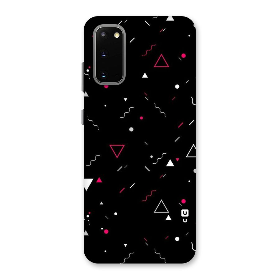 Dark Shapes Design Back Case for Galaxy S20