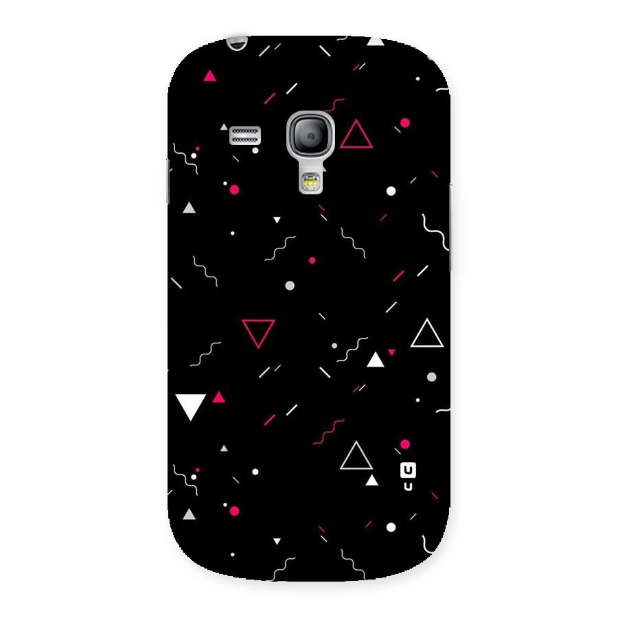 Dark Shapes Design Back Case for Galaxy S3 Mini