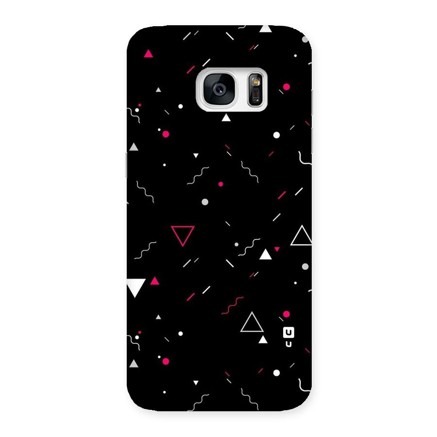 Dark Shapes Design Back Case for Galaxy S7 Edge