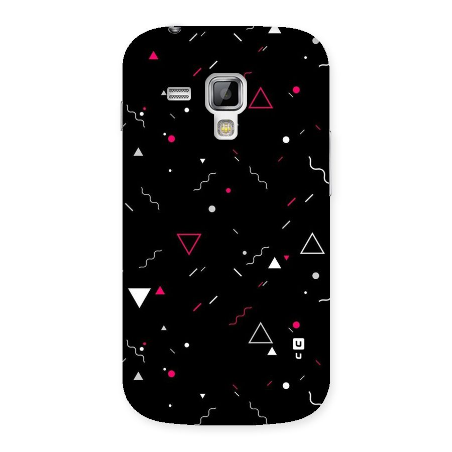 Dark Shapes Design Back Case for Galaxy S Duos