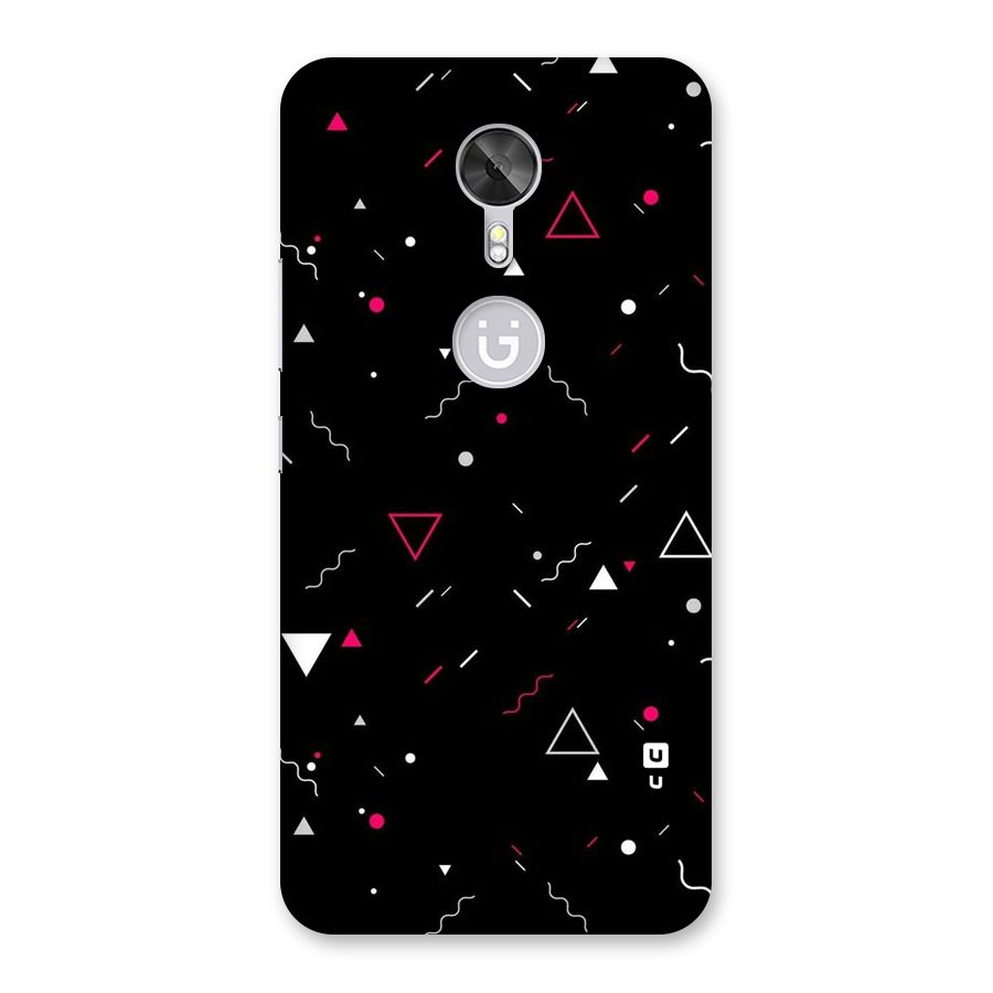 Dark Shapes Design Back Case for Gionee A1
